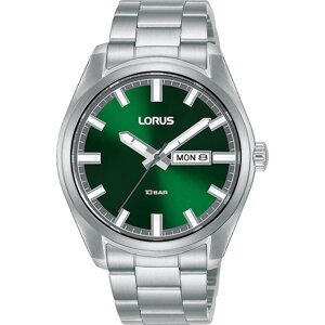 Hodinky Lorus RH351AX9 Silver/Green