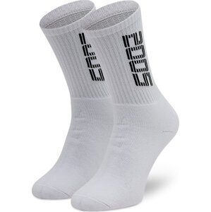 Klasické ponožky Unisex 2005 Vertical Socks White