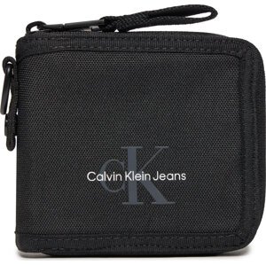 Malá pánská peněženka Calvin Klein Jeans Sport Essentials Compact Zip Ut K50K510774 Black BEH