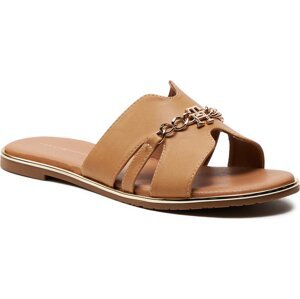 Nazouváky Tommy Hilfiger Flat Slide T3A2-33251-0326 Taupe 501