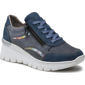 Sneakersy Rieker N8306-14 Blau