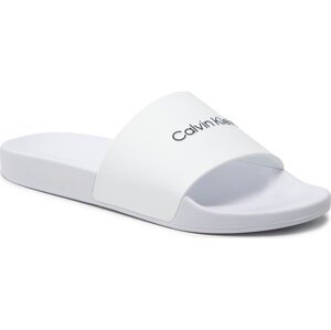 Nazouváky Calvin Klein Jeans Pool Slide HM0HM00455 Bright White YAF