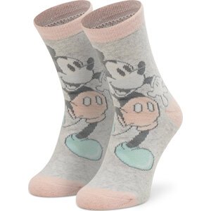 Vysoké dětské ponožky OVS MICKEY & FRIENDS 1336605 Light Grey/Melange