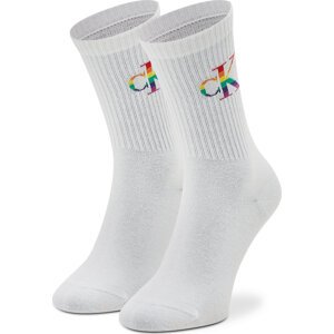 Dámské klasické ponožky Calvin Klein 701218922 White 001