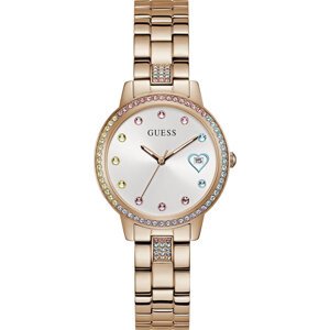 Hodinky Guess Three Of Hearts GW0657L3 ROSE GOLD/ROSE GOLD