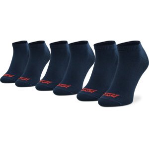 Sada 3 párů dámských nízkých ponožek Levi's® 903050001 Navy