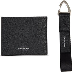 Sada peněženka a klíčenka Calvin Klein Jeans Gifting Bifold/Keyfob Soft K50K511205 Black BDS