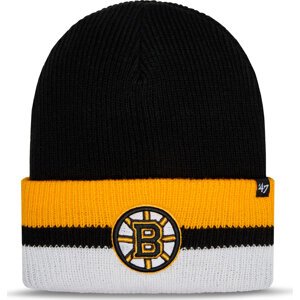 Čepice 47 Brand NHL Boston Bruins Split Cuff '47 H-SPLCC01ACE-BK Black