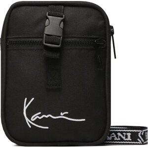 Kabelka Karl Kani Signature Tape Messenger Bag 4002484 Black/White