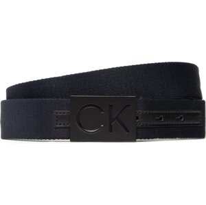 Pánský pásek Calvin Klein Inkleined Plaque Webbing 35mm K50K508155 Ck Black BAX