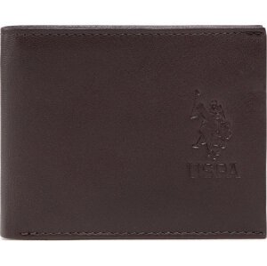 Velká pánská peněženka U.S. Polo Assn. Dorchester Hor. Wallet WIUDZ2187MHA500 Brown