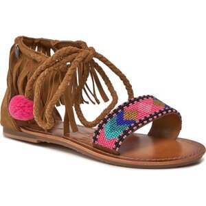 Sandály Pepe Jeans Maya Fringes PGS90102 Mud 865