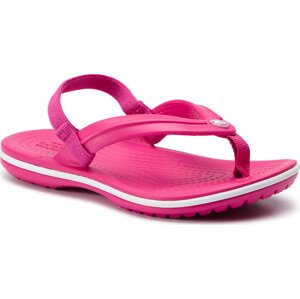 Sandály Crocs Crocband Strap Flip K 205777 Candy Pink