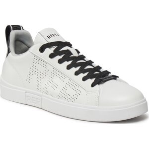Sneakersy Replay GWZ3S .000.C0019L White Black
