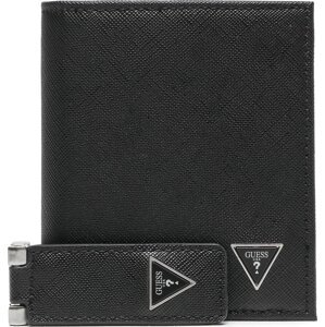 Sada peněženka a klíčenka Guess GFBOXM P3303 Černá