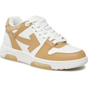Sneakersy Off-White Out Of Office OWIA259S22LEA0010117 White/Sand