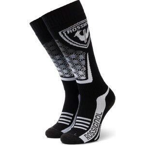 Klasické ponožky Unisex Rossignol L3 W Wool & Silk RLIWX02 Černá