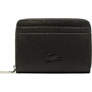 Malá dámská peněženka Lacoste Xs Zip Coin Wallet NF3855KL Noir 000