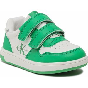 Sneakersy Calvin Klein Jeans Low Cut Velcro Sneaker V1X9-80545-1355 Green/White X042