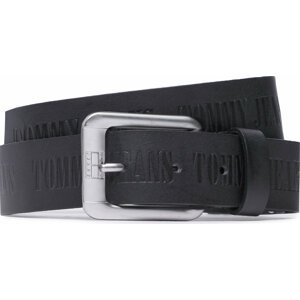 Pánský pásek Tommy Jeans Tj Heritage Leather Adj 3.5 AM0AM10908 BDS