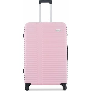 Velký tvrdý kufr Semi Line T5645-6 Růžová