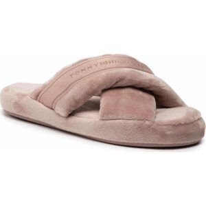 Bačkory Tommy Hilfiger Comfy Home Slippers With Straps FW0FW06587 Balanced Beige AE9
