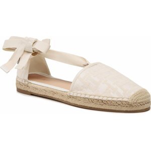 Espadrilky Tommy Hilfiger Closed Toe Espadrille Monogram W FW0FW07253 Whitedenimmonogram