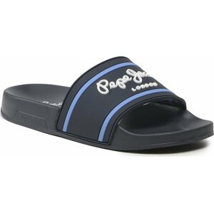 Nazouváky Pepe Jeans Slider Logo B PBS70054 Navy 595