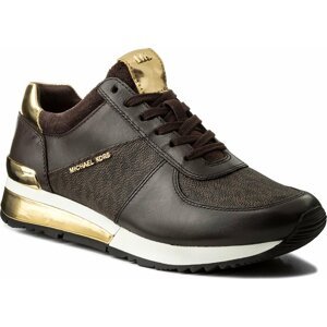 Sneakersy MICHAEL Michael Kors Allie Wrap Trainer 43R6ALFP2B Brown