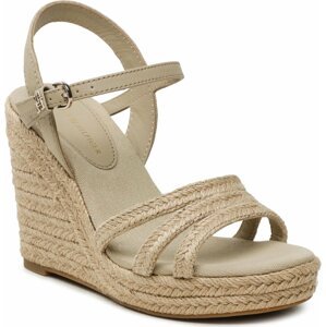 Espadrilky Tommy Hilfiger Essential Basic Wedge Sandal FW0FW07220 Sandalwood RBT