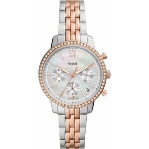Hodinky Fossil Neutra ES5279 Rose Gold/Silver