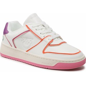 Sneakersy Pinko Flamine Sneaker 20231 BLKS1 101226.A0VK Bianco/Fux ZW8