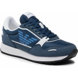 Sneakersy Emporio Armani X3X058 XN313 S124 Blue/Op. White/Blu