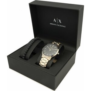 Hodinky Armani Exchange Cayde Gift Set AX7119 Gold/Gold