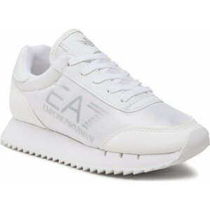 Sneakersy EA7 Emporio Armani XSX107 XOT56 R115 Triple White/Silver