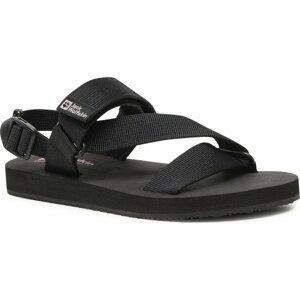 Sandály Jack Wolfskin Urban Entdeckung Belt Sandal W 4056801 Black