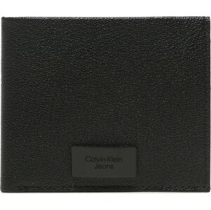 Malá pánská peněženka Calvin Klein Jeans Inst Plaque Bifold W/Coin K50K510710 BDS