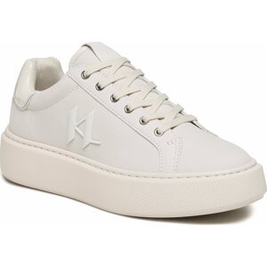 Sneakersy KARL LAGERFELD KL62217 Off White Nubuck