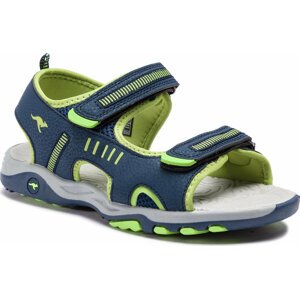 Sandály KangaRoos K-Logan 18338 000 4054 D Dk Navy/Lime