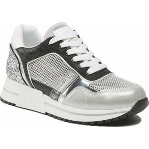 Sneakersy Liu Jo Kiss 03 4F2775 TX069 Silver/Black S1S01