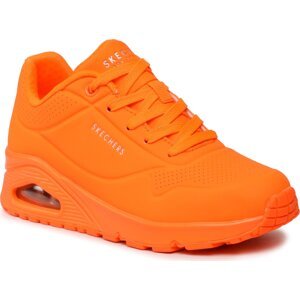 Sneakersy Skechers Night Shades 73667/NORG Neon.Orange