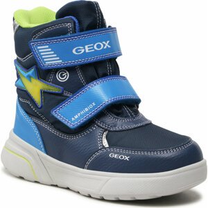 Kozačky Geox J Sveggen B. B Abx C J267UC 0FUFE C0693 S Navy/Lt Blue