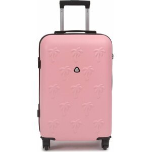 Střední Tvrdý kufr Semi Line T5564-3 Růžová