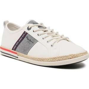 Espadrilky Pepe Jeans Maoui Tape PMS30917 White 800