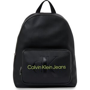 Batoh Calvin Klein Jeans Sculpted Campus Bp40 Mono K60K611867 Black/Dark Juniper 0GX