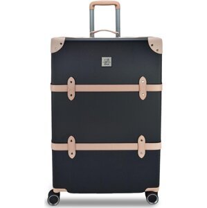 Velký kufr Semi Line T5671-4 Černá
