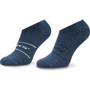 Sada 2 párů nízkých ponožek unisex Levi's® 701203953 Denim