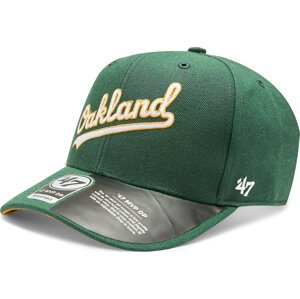 Kšiltovka 47 Brand MLB Oakland Athletics Replica Script 47 MVP DP B-REPSP18WBP-DGA Dark Green