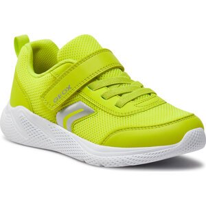 Sneakersy Geox J Sprintye Boy J36GBA 01454 C3008 S Fluo Green