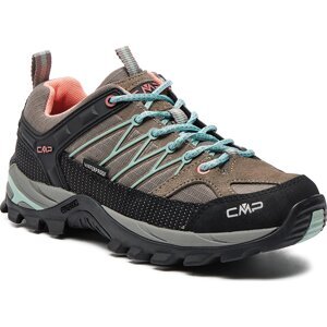Trekingová obuv CMP Rigel Low Wmn Trekking Shoes Wp 3Q54456 Deserto/Jade 01PR